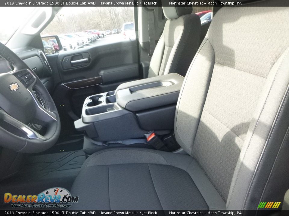 2019 Chevrolet Silverado 1500 LT Double Cab 4WD Havana Brown Metallic / Jet Black Photo #17