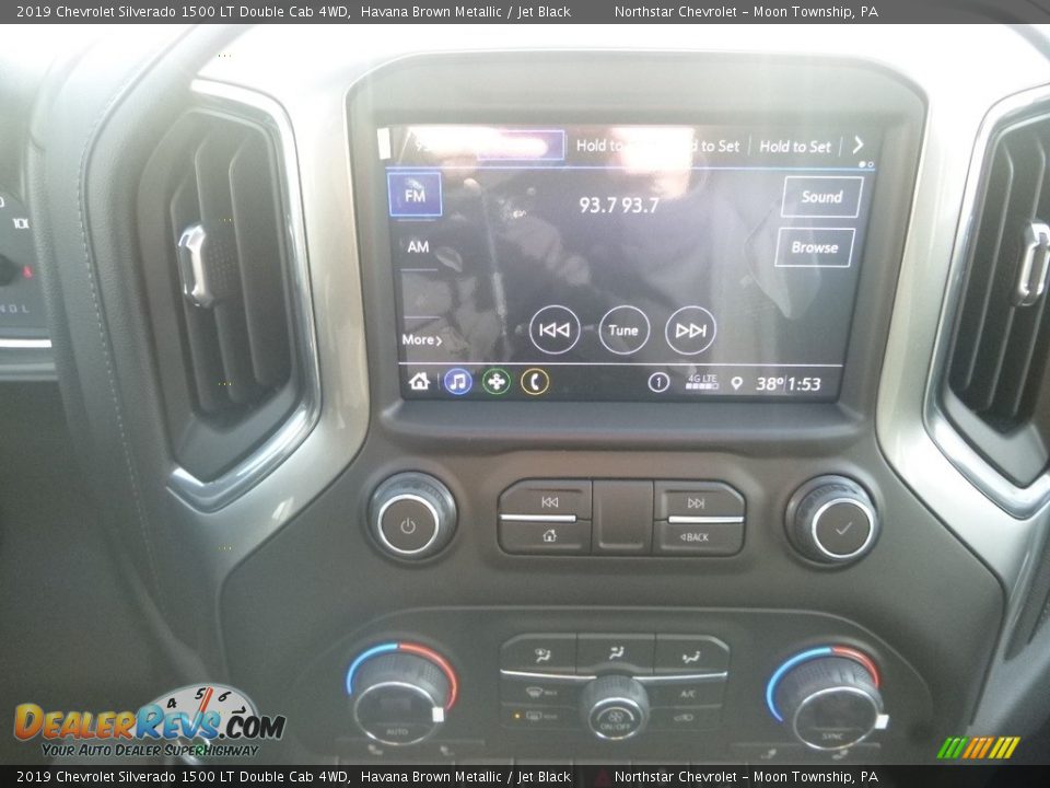 2019 Chevrolet Silverado 1500 LT Double Cab 4WD Havana Brown Metallic / Jet Black Photo #19