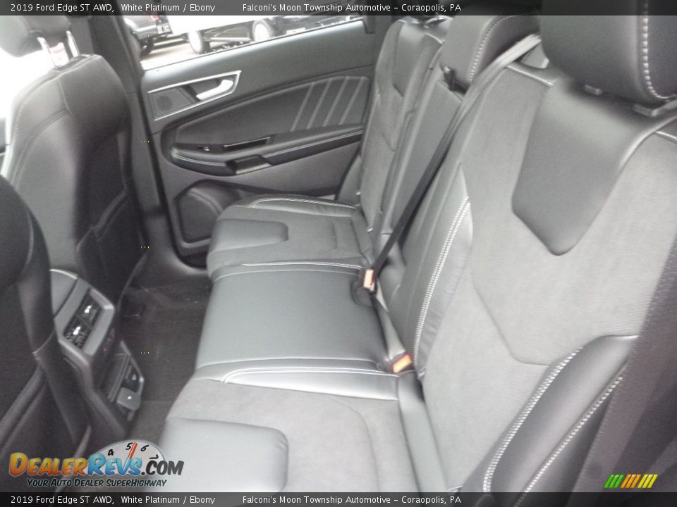Rear Seat of 2019 Ford Edge ST AWD Photo #8