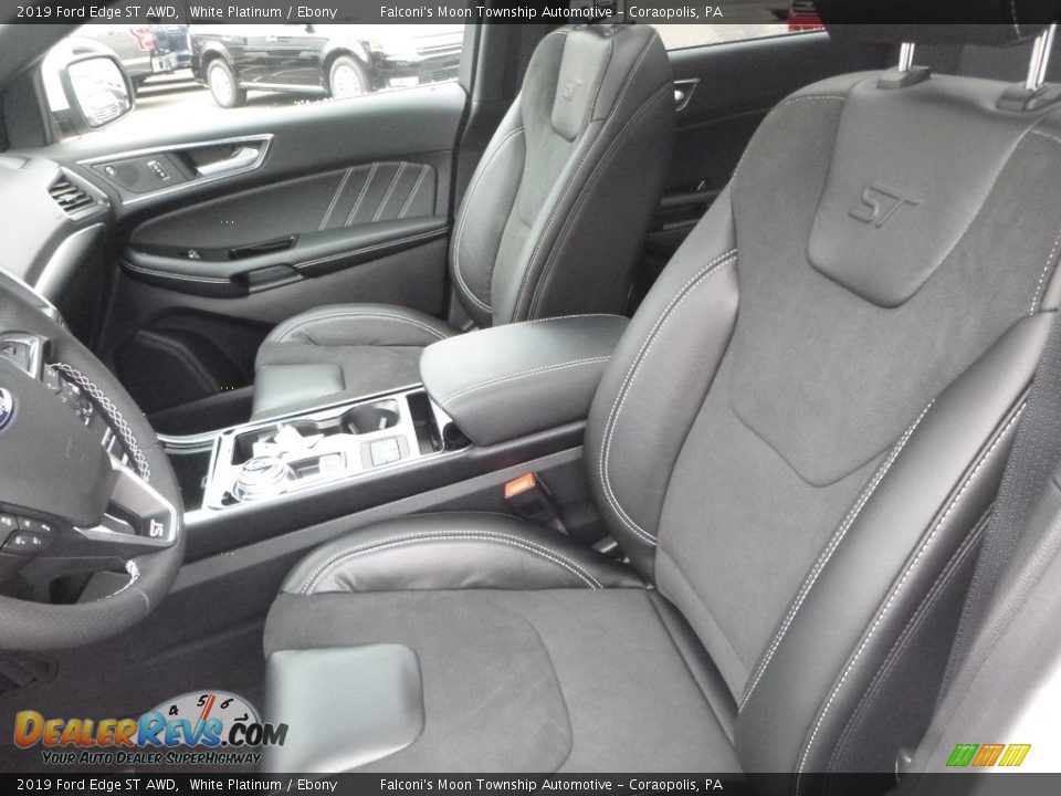 Front Seat of 2019 Ford Edge ST AWD Photo #10