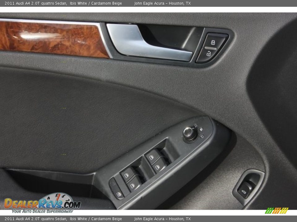 2011 Audi A4 2.0T quattro Sedan Ibis White / Cardamom Beige Photo #16