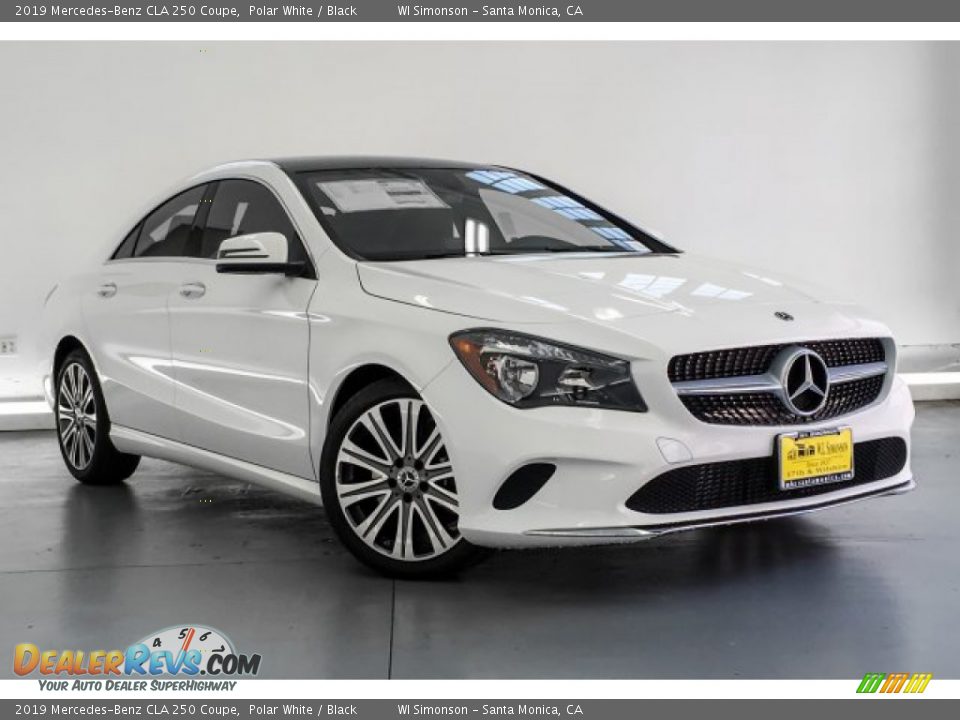 2019 Mercedes-Benz CLA 250 Coupe Polar White / Black Photo #12