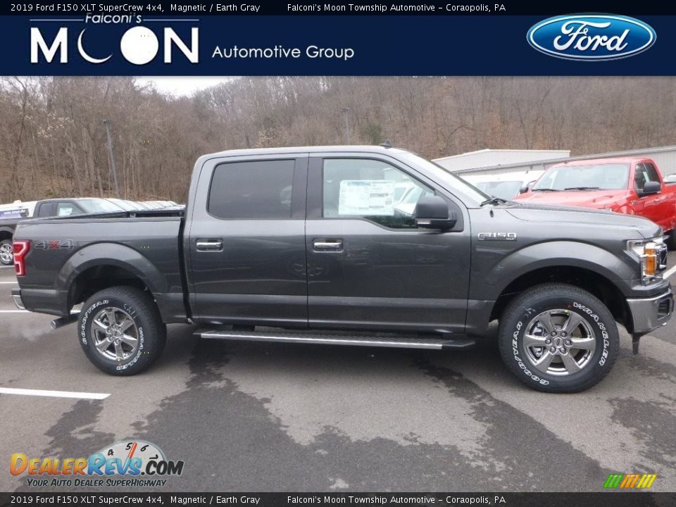 2019 Ford F150 XLT SuperCrew 4x4 Magnetic / Earth Gray Photo #1