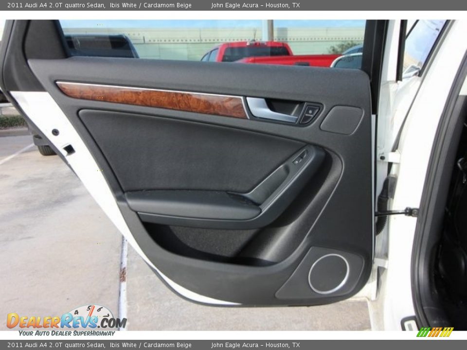 2011 Audi A4 2.0T quattro Sedan Ibis White / Cardamom Beige Photo #19