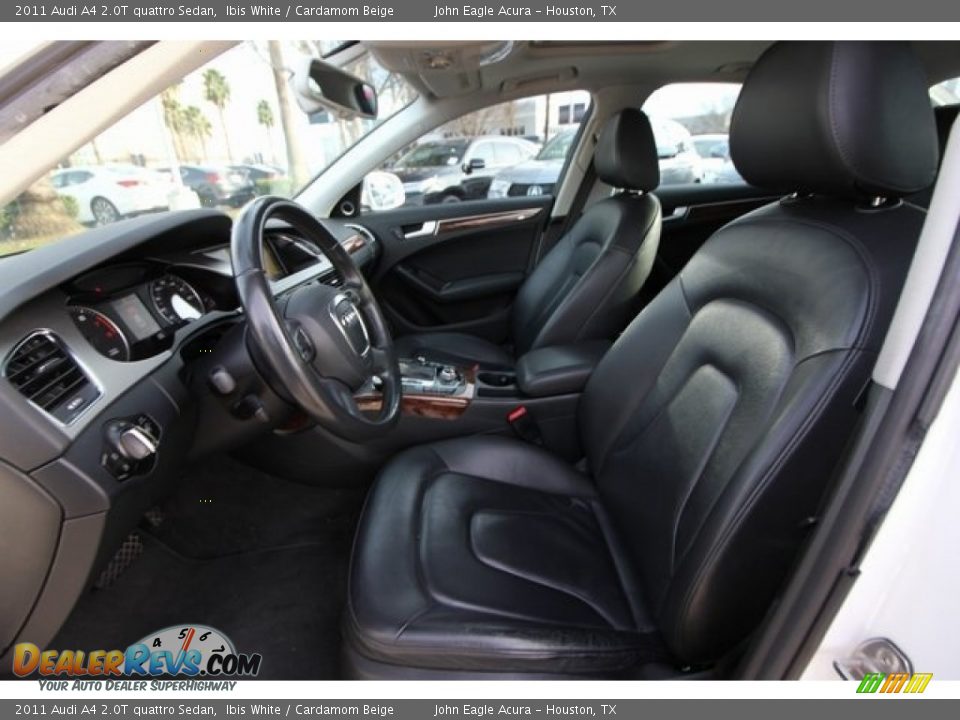 2011 Audi A4 2.0T quattro Sedan Ibis White / Cardamom Beige Photo #20