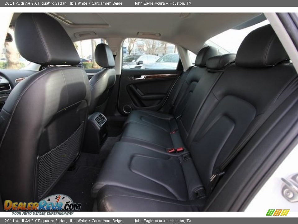 2011 Audi A4 2.0T quattro Sedan Ibis White / Cardamom Beige Photo #23