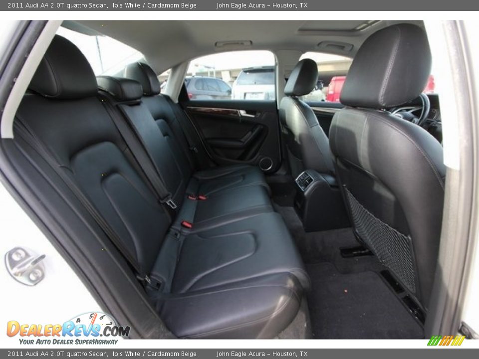 2011 Audi A4 2.0T quattro Sedan Ibis White / Cardamom Beige Photo #24