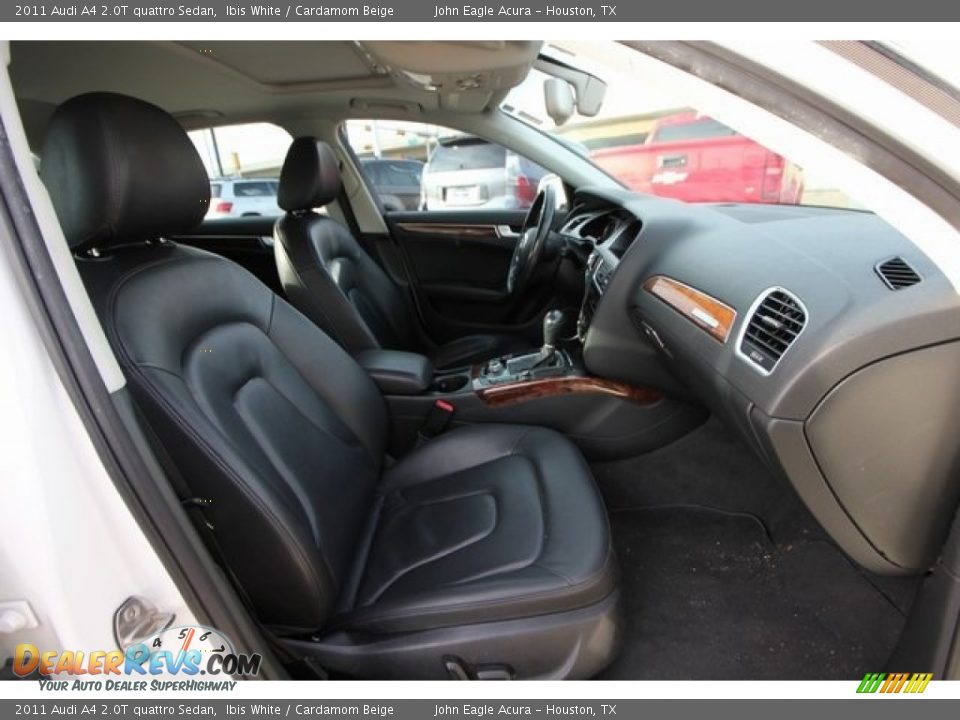 2011 Audi A4 2.0T quattro Sedan Ibis White / Cardamom Beige Photo #25