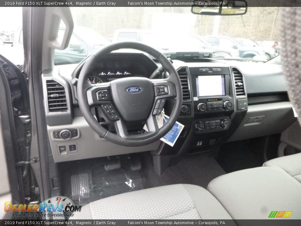 2019 Ford F150 XLT SuperCrew 4x4 Magnetic / Earth Gray Photo #9