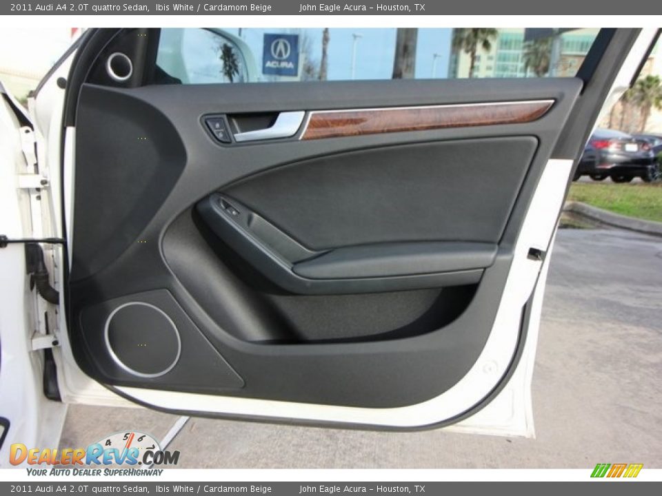 2011 Audi A4 2.0T quattro Sedan Ibis White / Cardamom Beige Photo #29
