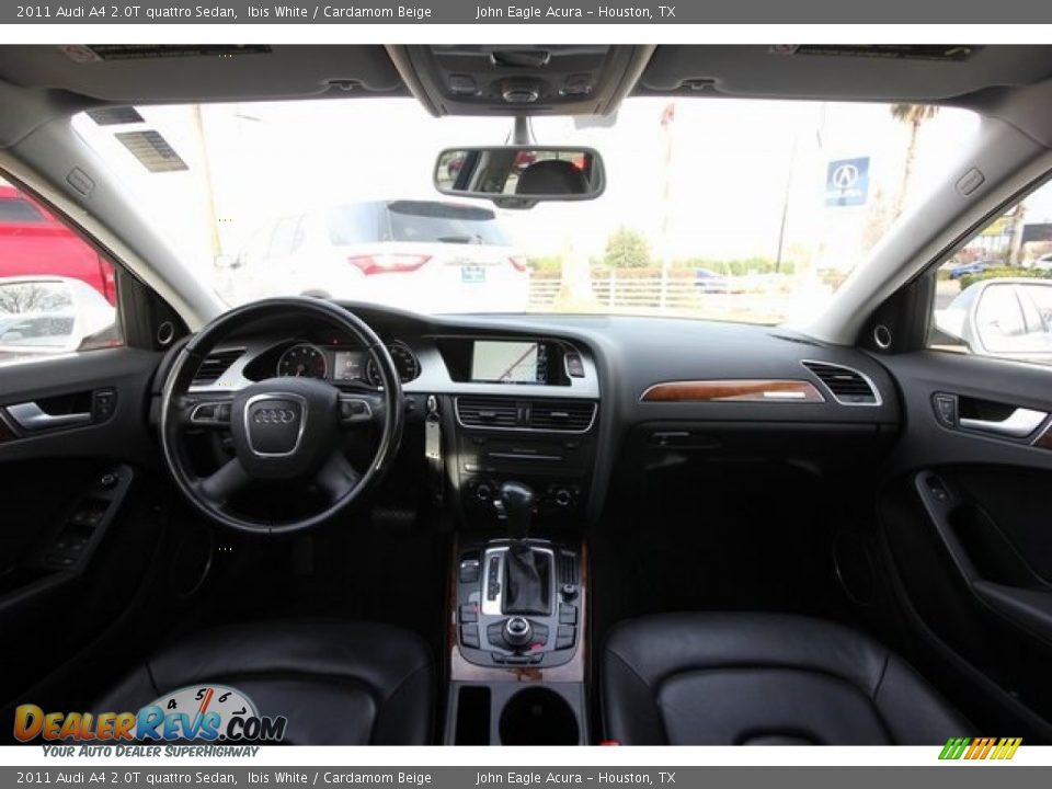 2011 Audi A4 2.0T quattro Sedan Ibis White / Cardamom Beige Photo #30