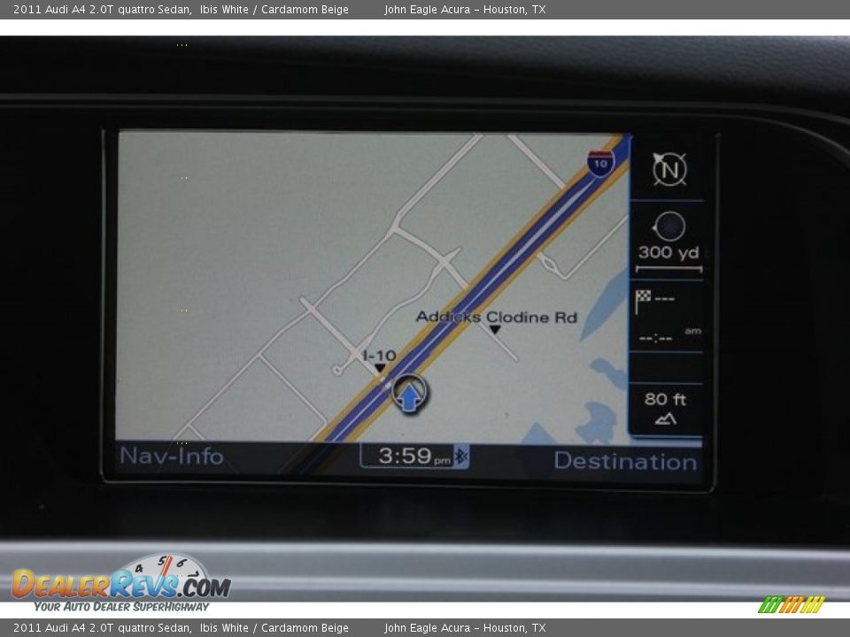 2011 Audi A4 2.0T quattro Sedan Ibis White / Cardamom Beige Photo #32