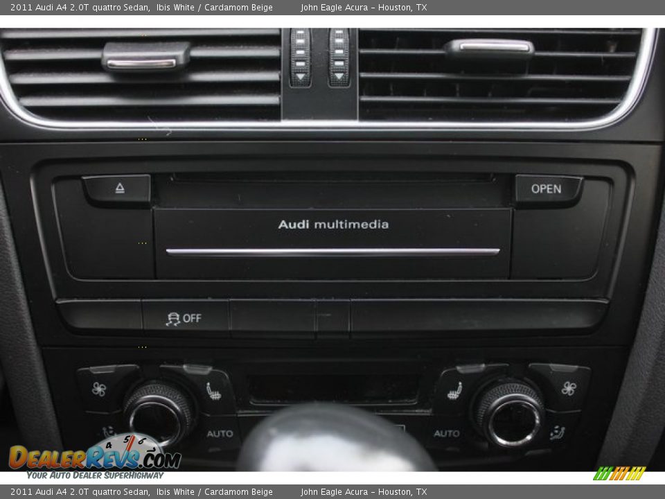 2011 Audi A4 2.0T quattro Sedan Ibis White / Cardamom Beige Photo #33
