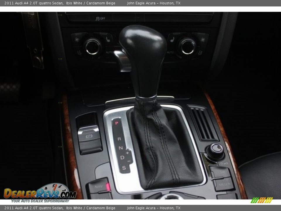 2011 Audi A4 2.0T quattro Sedan Ibis White / Cardamom Beige Photo #34