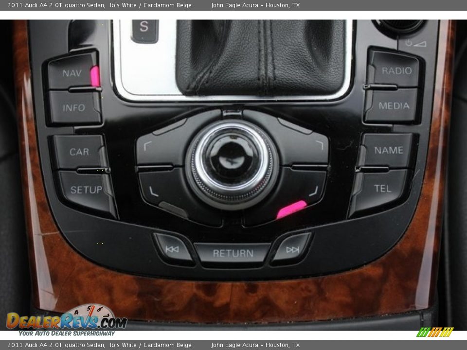 2011 Audi A4 2.0T quattro Sedan Ibis White / Cardamom Beige Photo #35