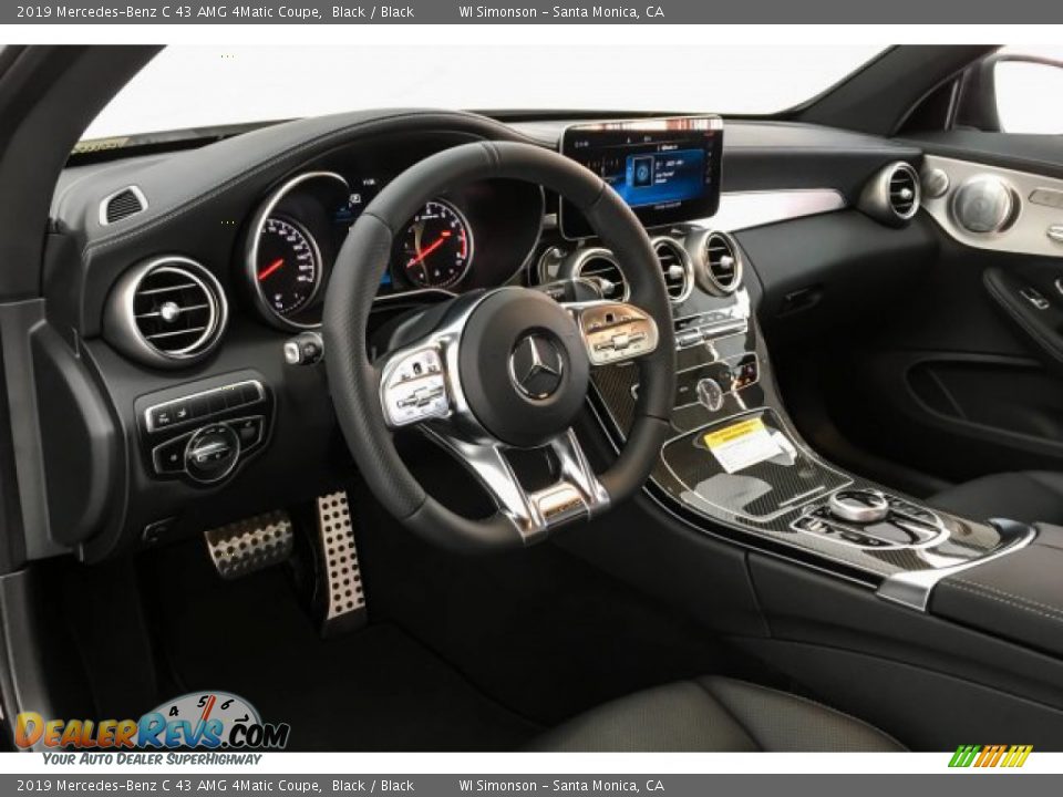 2019 Mercedes-Benz C 43 AMG 4Matic Coupe Black / Black Photo #4