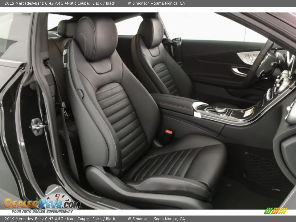 Front Seat of 2019 Mercedes-Benz C 43 AMG 4Matic Coupe Photo #5