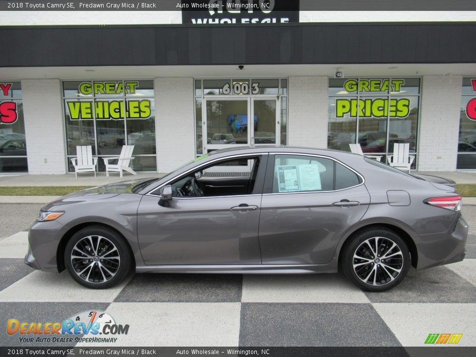 2018 Toyota Camry SE Predawn Gray Mica / Black Photo #1