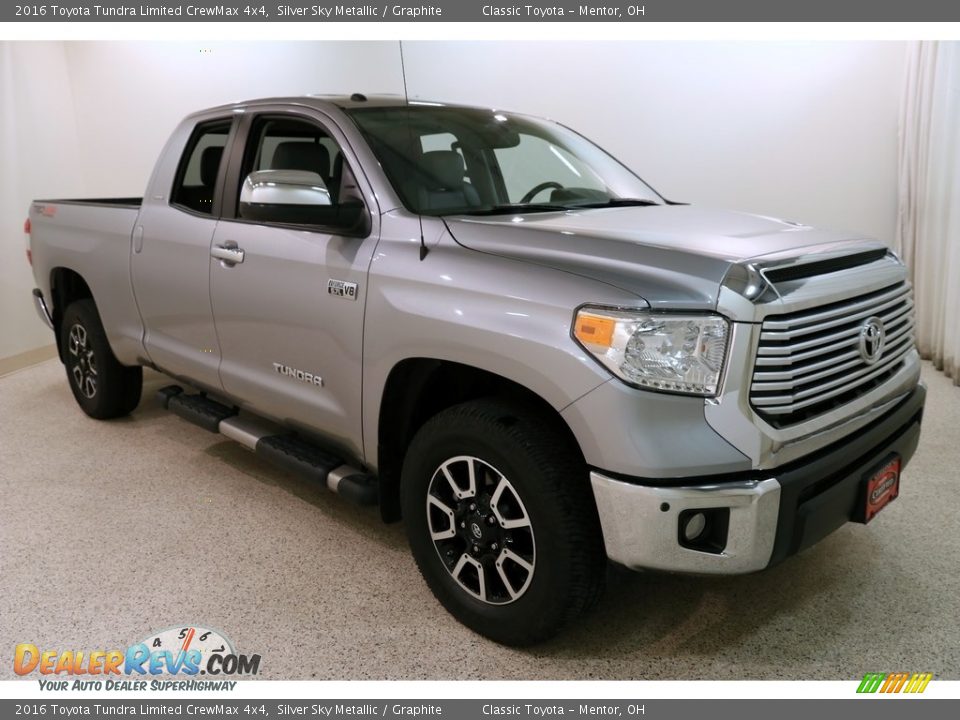 2016 Toyota Tundra Limited CrewMax 4x4 Silver Sky Metallic / Graphite Photo #1