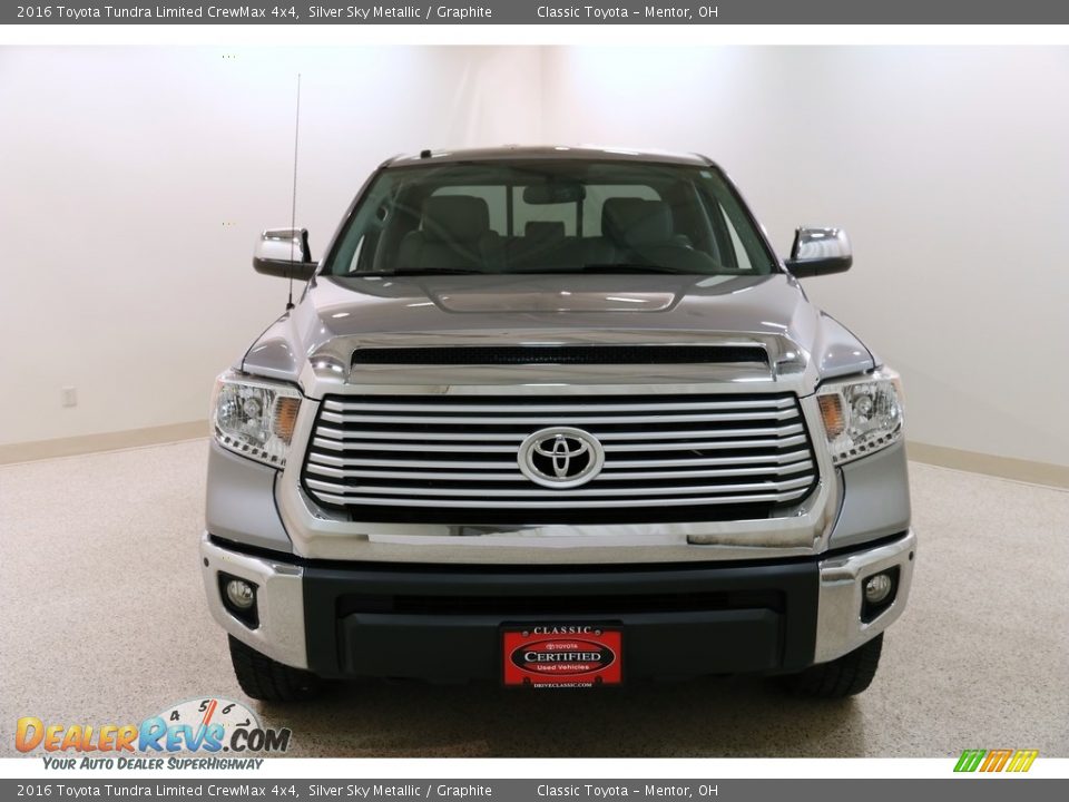 2016 Toyota Tundra Limited CrewMax 4x4 Silver Sky Metallic / Graphite Photo #2
