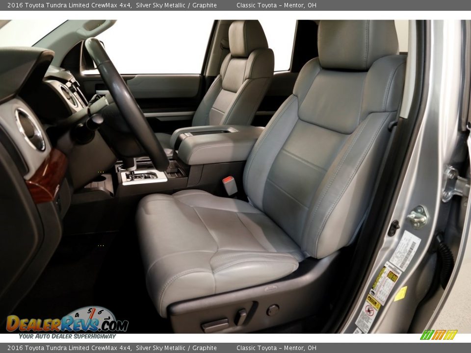 2016 Toyota Tundra Limited CrewMax 4x4 Silver Sky Metallic / Graphite Photo #6