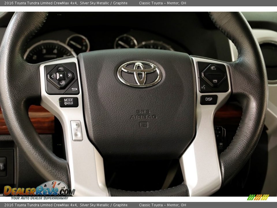 2016 Toyota Tundra Limited CrewMax 4x4 Silver Sky Metallic / Graphite Photo #8