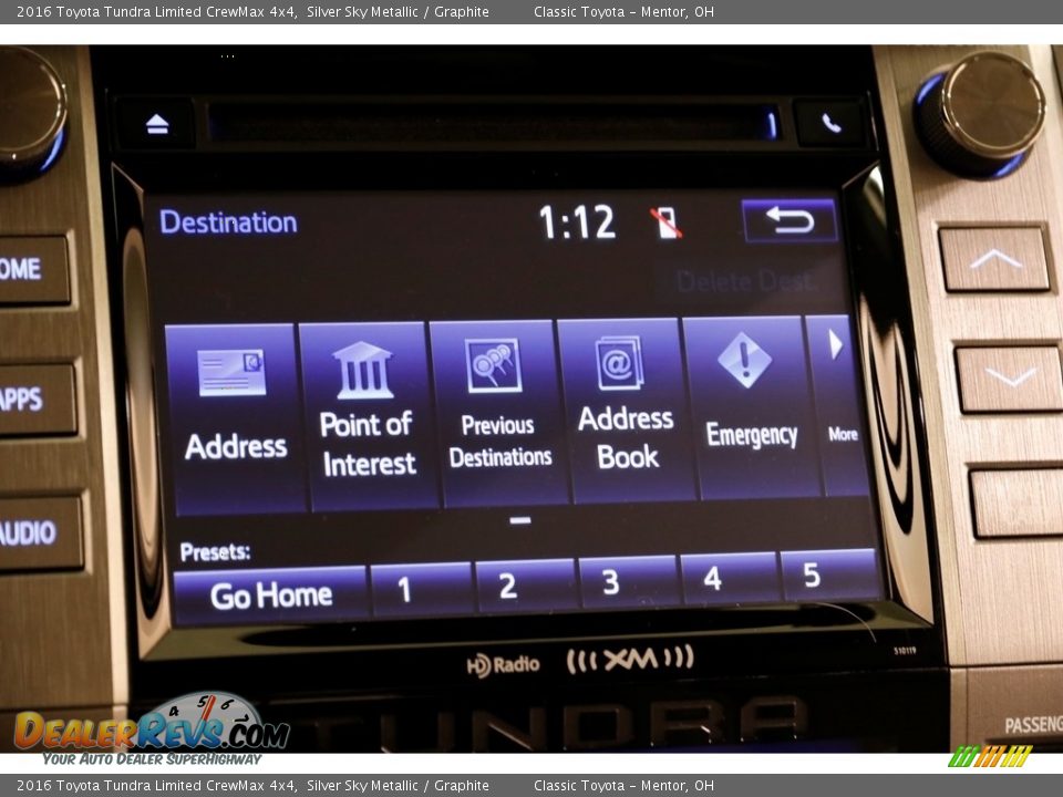 2016 Toyota Tundra Limited CrewMax 4x4 Silver Sky Metallic / Graphite Photo #13