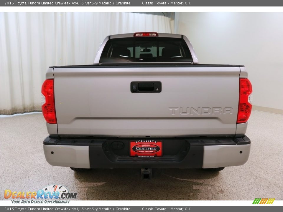 2016 Toyota Tundra Limited CrewMax 4x4 Silver Sky Metallic / Graphite Photo #21
