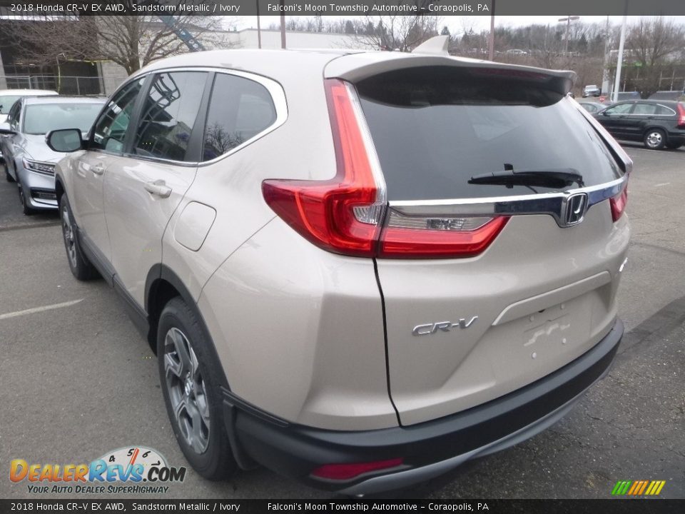 2018 Honda CR-V EX AWD Sandstorm Metallic / Ivory Photo #2