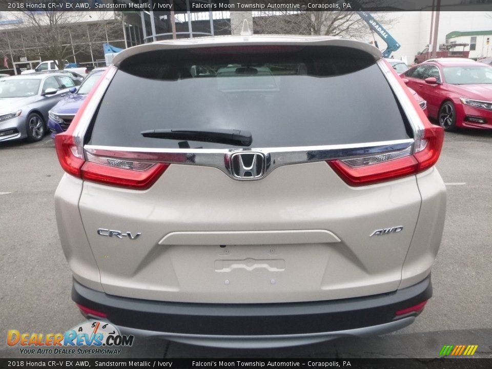 2018 Honda CR-V EX AWD Sandstorm Metallic / Ivory Photo #3