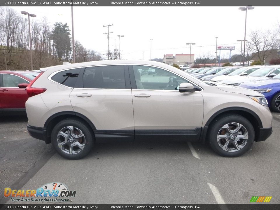 2018 Honda CR-V EX AWD Sandstorm Metallic / Ivory Photo #5