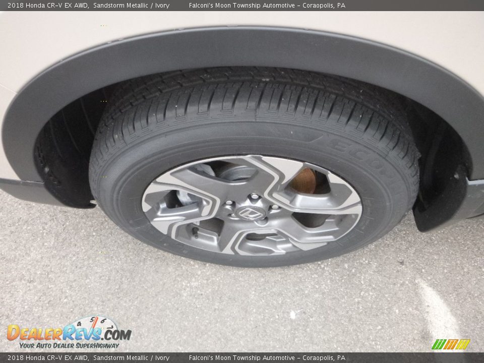 2018 Honda CR-V EX AWD Sandstorm Metallic / Ivory Photo #7