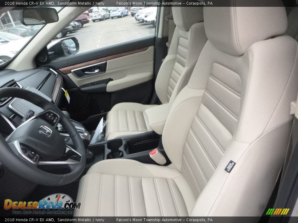2018 Honda CR-V EX AWD Sandstorm Metallic / Ivory Photo #8