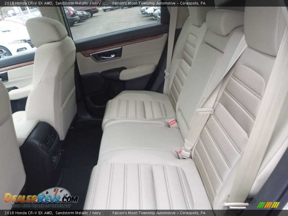 2018 Honda CR-V EX AWD Sandstorm Metallic / Ivory Photo #9