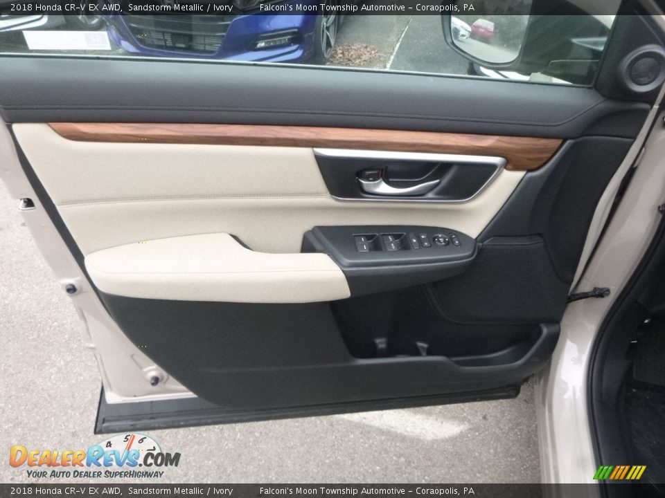 2018 Honda CR-V EX AWD Sandstorm Metallic / Ivory Photo #11