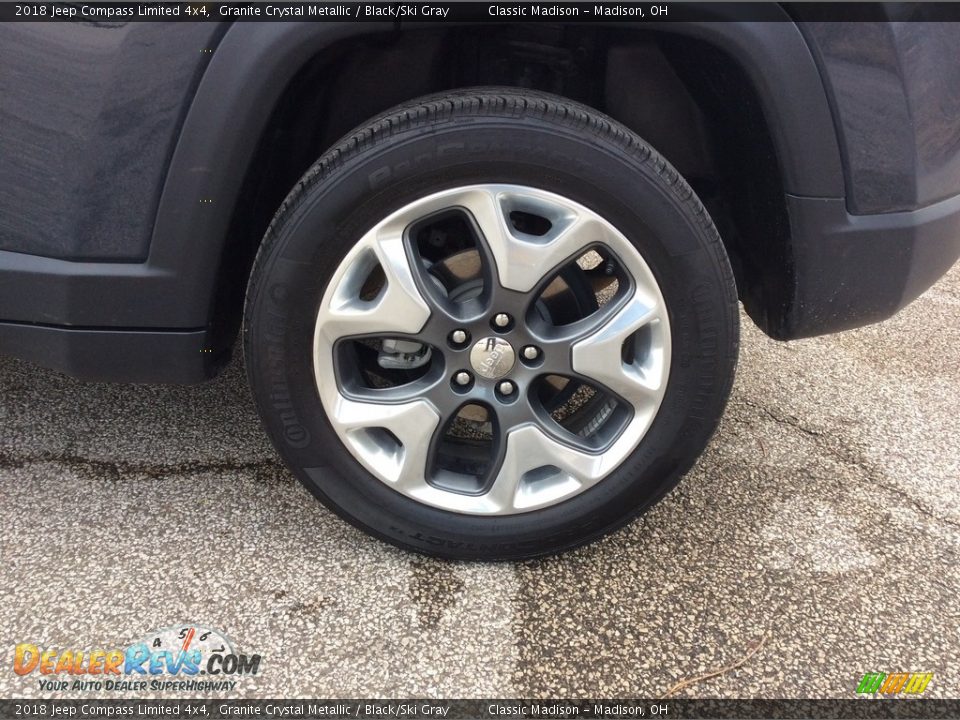 2018 Jeep Compass Limited 4x4 Granite Crystal Metallic / Black/Ski Gray Photo #11