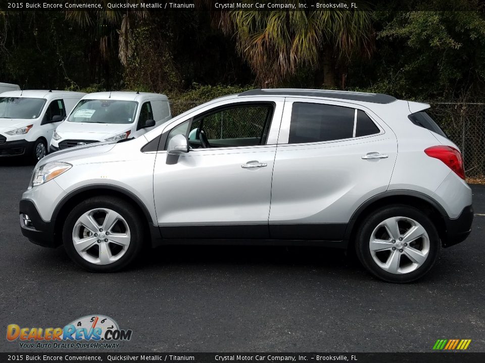 2015 Buick Encore Convenience Quicksilver Metallic / Titanium Photo #2