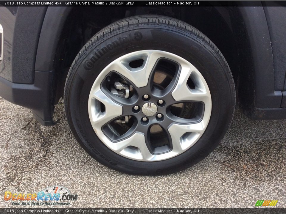 2018 Jeep Compass Limited 4x4 Granite Crystal Metallic / Black/Ski Gray Photo #12