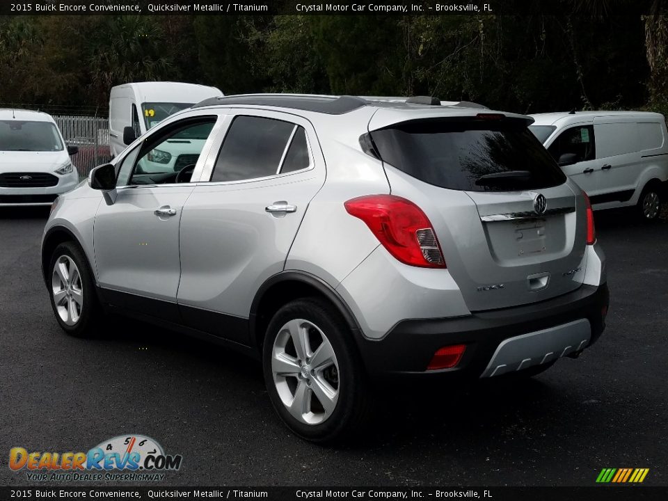 2015 Buick Encore Convenience Quicksilver Metallic / Titanium Photo #3