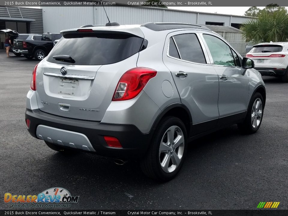 2015 Buick Encore Convenience Quicksilver Metallic / Titanium Photo #5