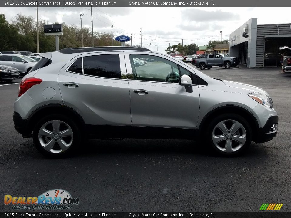 2015 Buick Encore Convenience Quicksilver Metallic / Titanium Photo #6