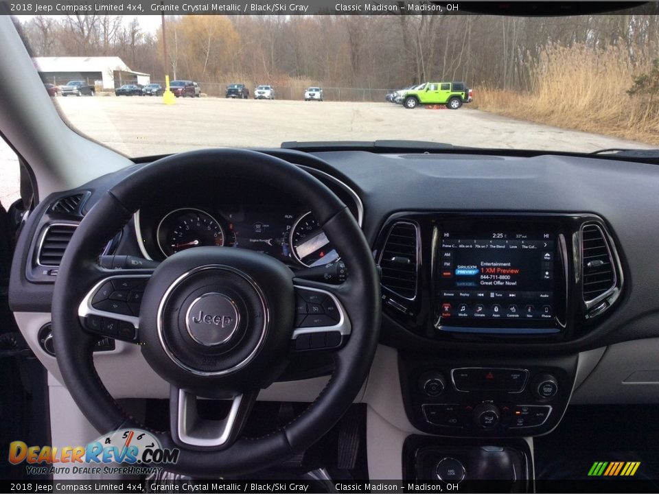 2018 Jeep Compass Limited 4x4 Granite Crystal Metallic / Black/Ski Gray Photo #17
