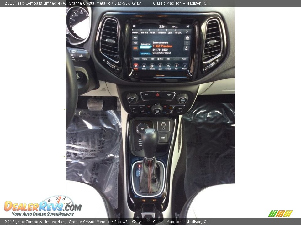 2018 Jeep Compass Limited 4x4 Granite Crystal Metallic / Black/Ski Gray Photo #18
