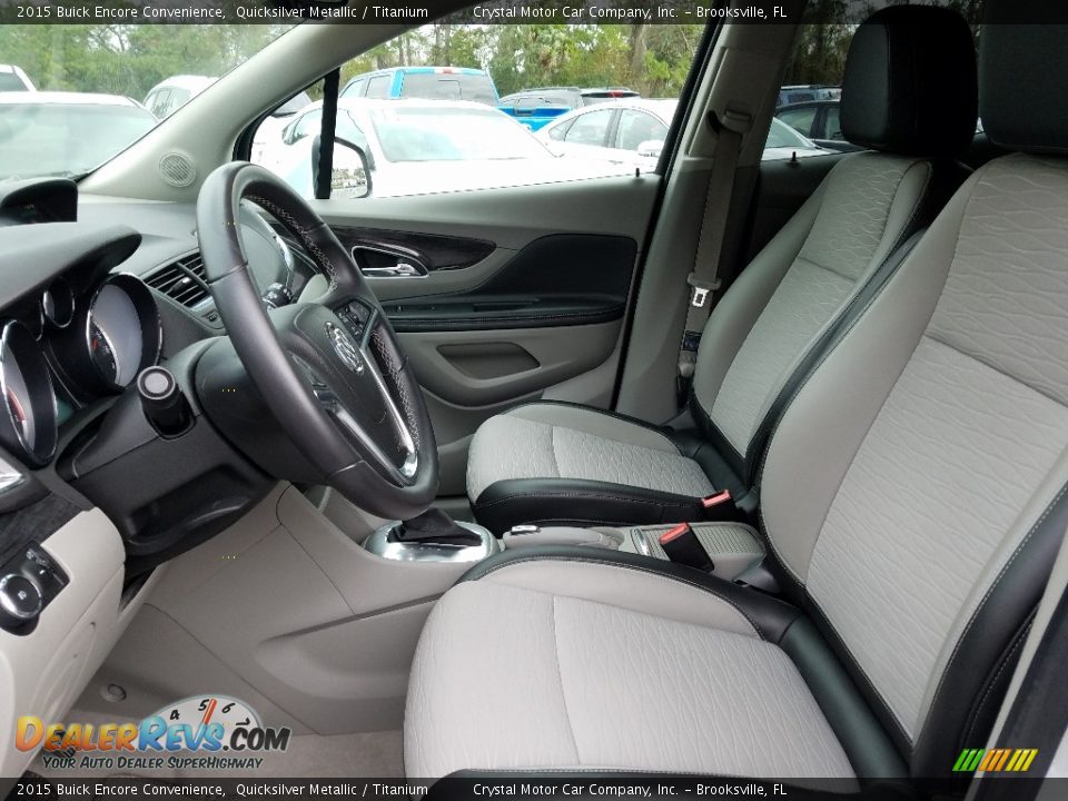 2015 Buick Encore Convenience Quicksilver Metallic / Titanium Photo #9