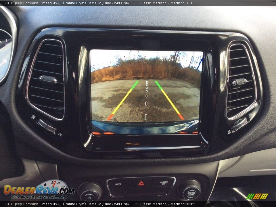 2018 Jeep Compass Limited 4x4 Granite Crystal Metallic / Black/Ski Gray Photo #21