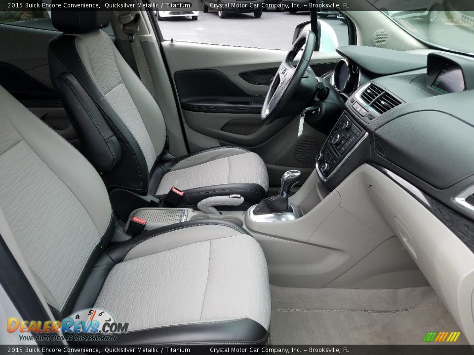 2015 Buick Encore Convenience Quicksilver Metallic / Titanium Photo #12