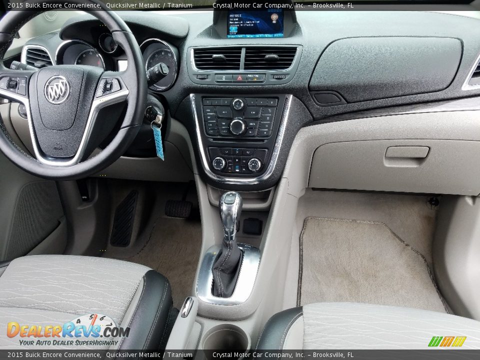 2015 Buick Encore Convenience Quicksilver Metallic / Titanium Photo #13