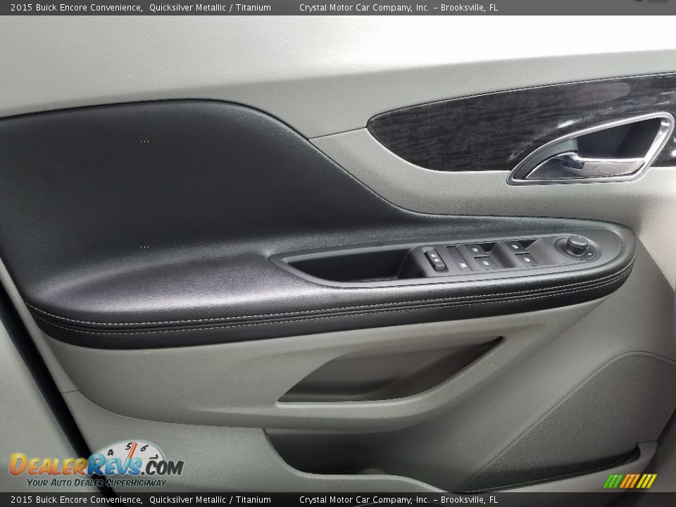 2015 Buick Encore Convenience Quicksilver Metallic / Titanium Photo #16