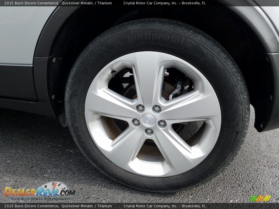 2015 Buick Encore Convenience Quicksilver Metallic / Titanium Photo #19