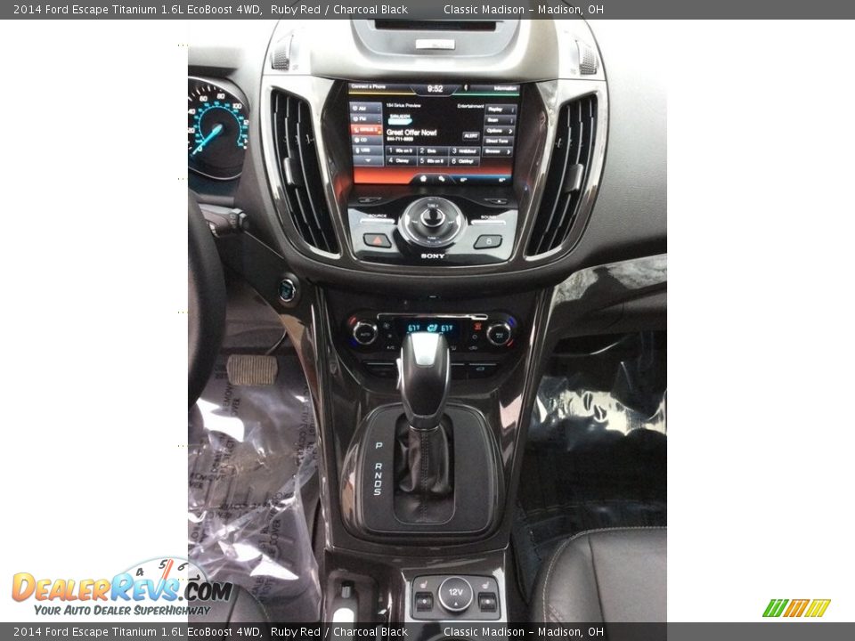 2014 Ford Escape Titanium 1.6L EcoBoost 4WD Ruby Red / Charcoal Black Photo #18